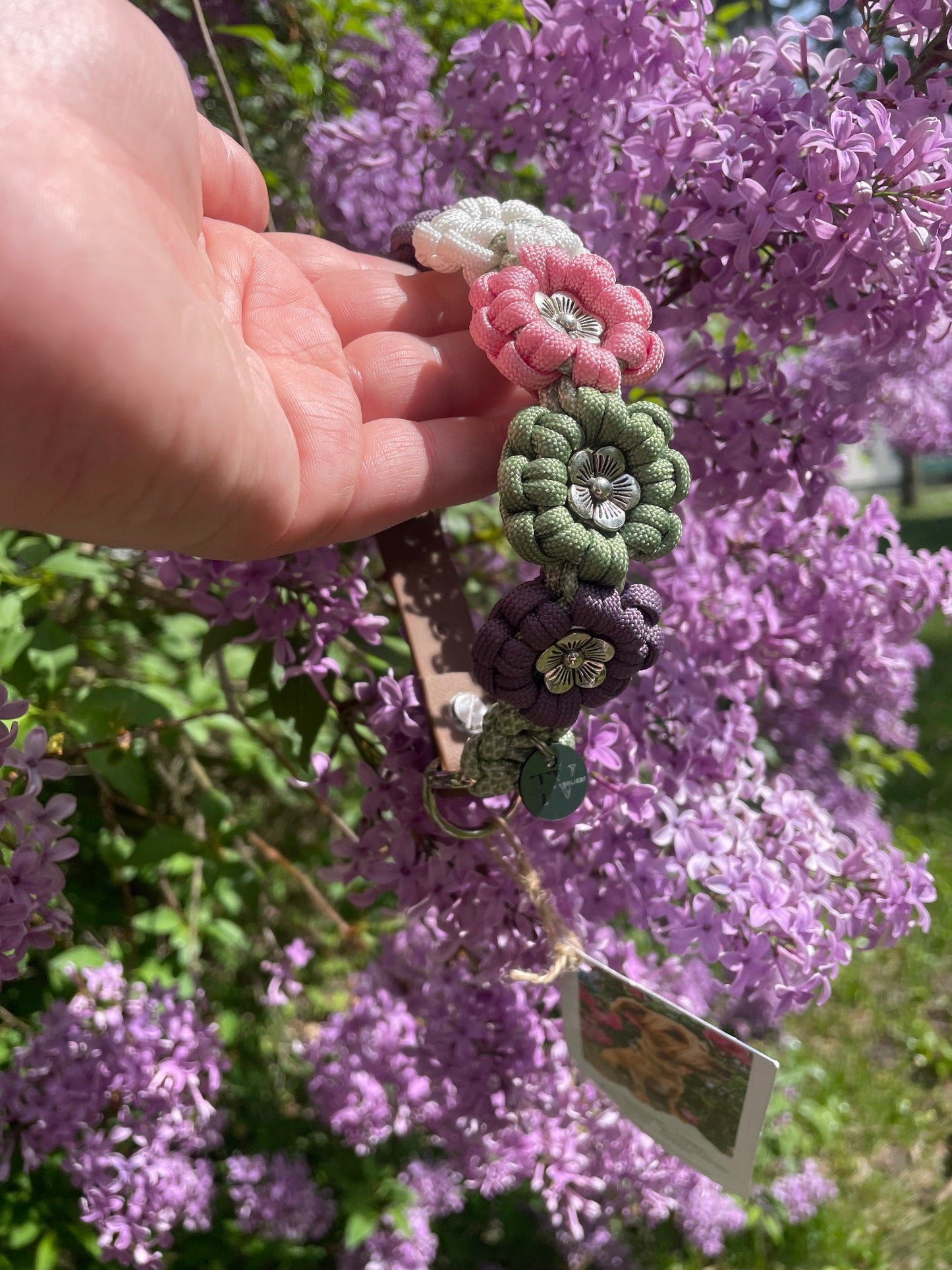 Paracordhalsband ''Blümchen''