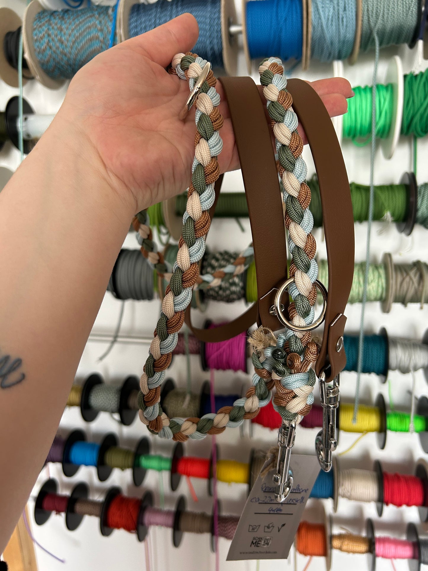 50/50 Leine BiothaneXParacord