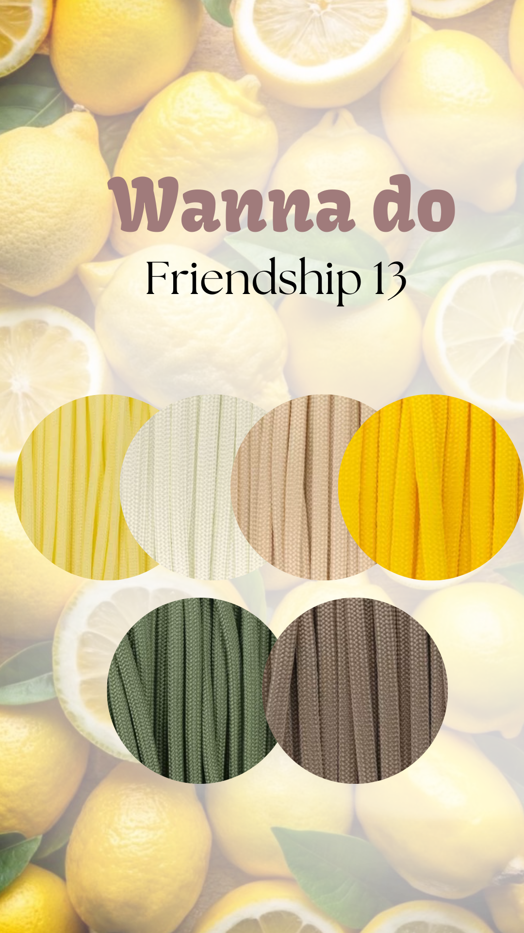 WANNA DO ''Friendship 13''
